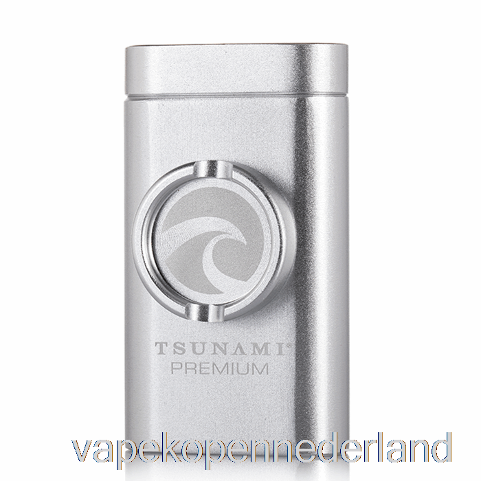 Vape Nederland Tsunami Dugout En Grinder Zilver
